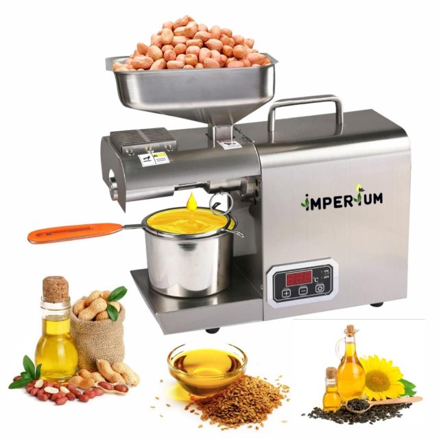 IMP-02 TC Domestic Oil Machine – 600W Stainless Steel Oil Press Machine (4–8 Kg/Hr)