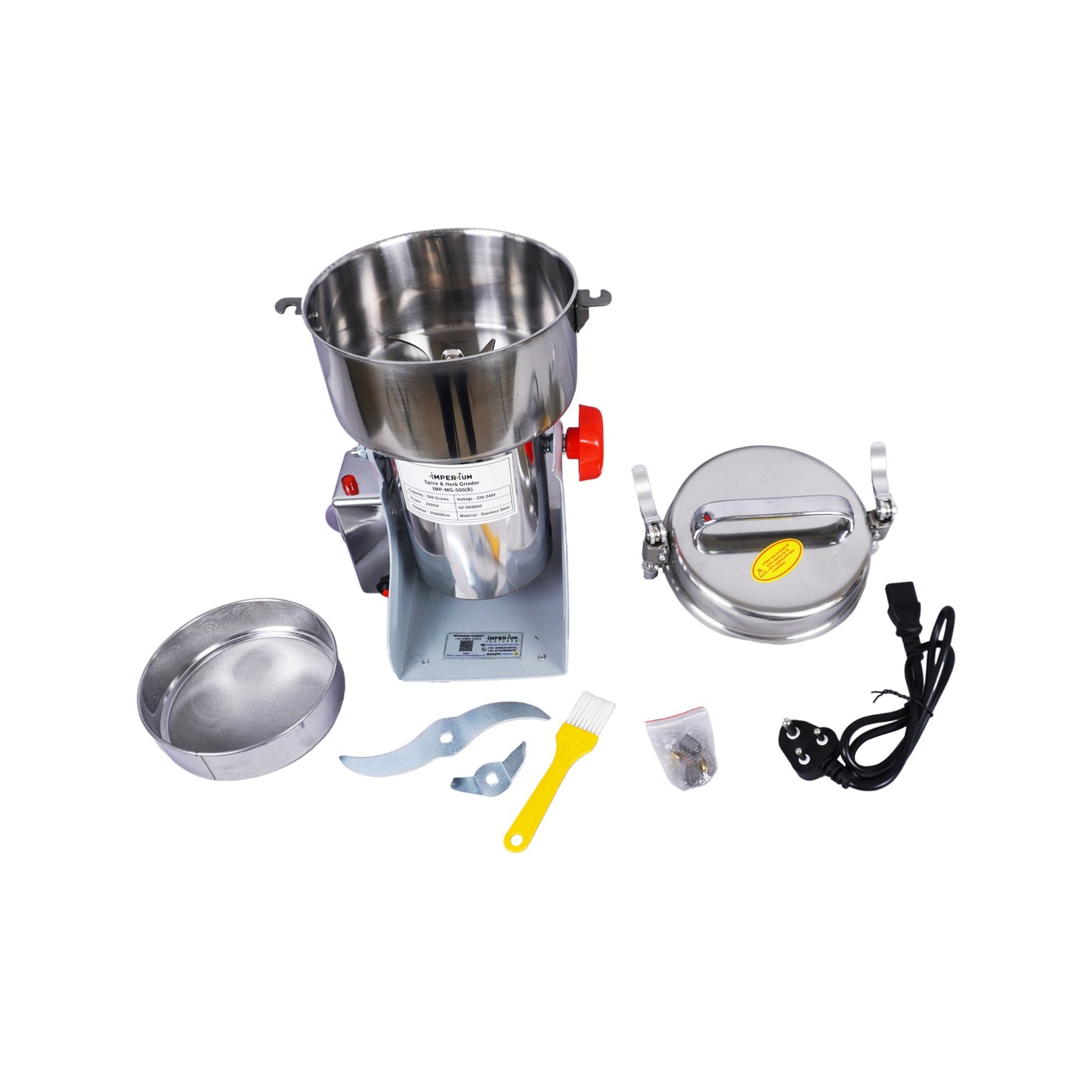 500 GM Masala Grinder Machine – Heavy Duty Domestic Spice Grinder for Home