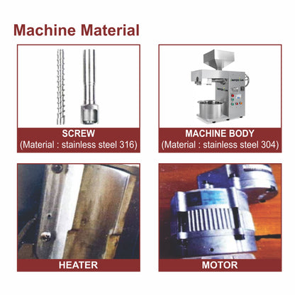 IMP-20 Heavy Duty Oil Machine – 2000W Semi Commercial Oil Extraction Machine (15–20 Kg/Hr)